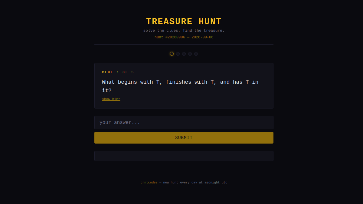 Treasure Hunt